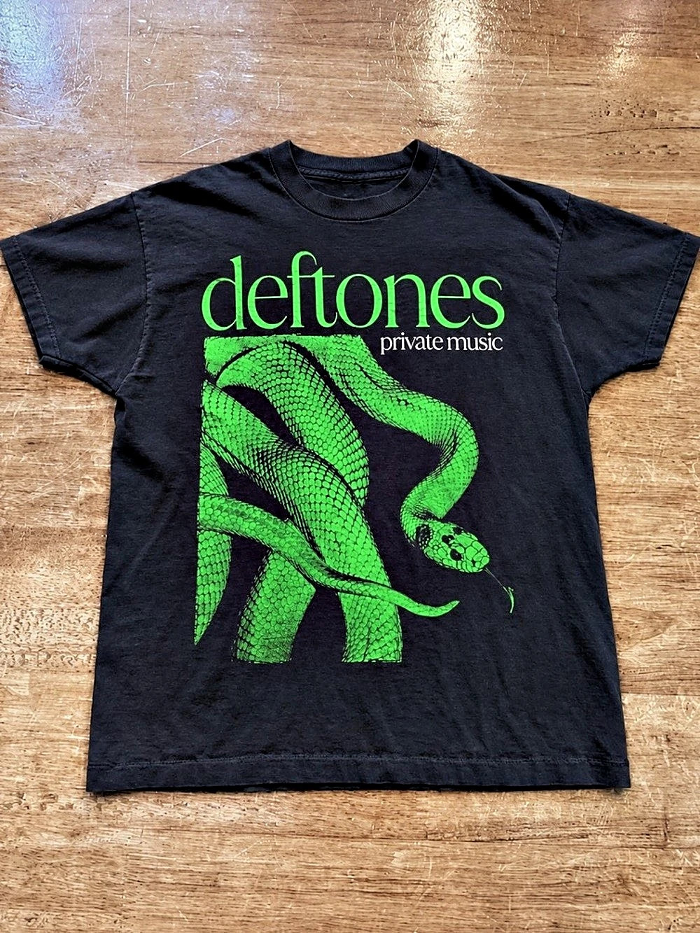 Deftones Private Music Snake Graphic Tee in Black